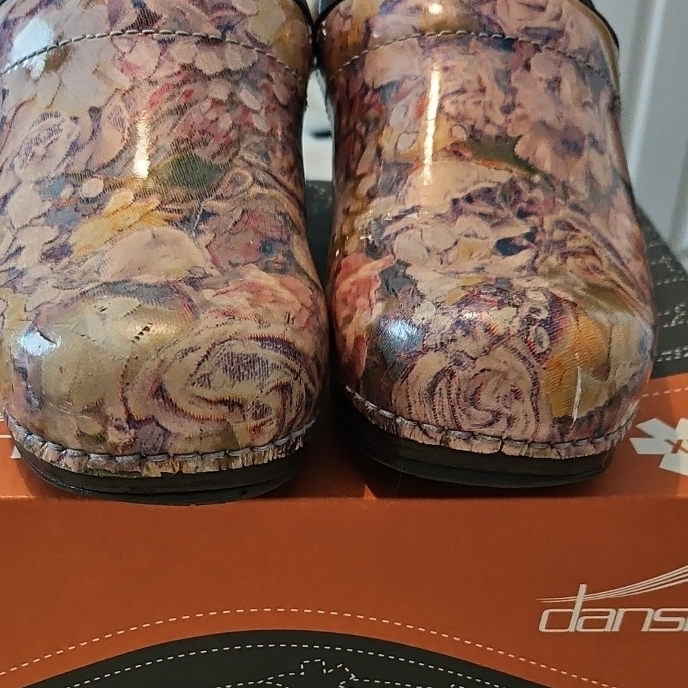 Dansko Multicolor Floral Mules